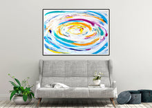 Load image into Gallery viewer, Large Colorful Landscape AbstractOriginal Art Kp068