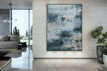 Load image into Gallery viewer, Grey Abstract Painting Original Oversize Painting Kp111