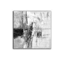Load image into Gallery viewer, Black And White Abstract Painting Large Painting Living Room Op085