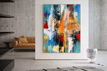 Load image into Gallery viewer, Modern Pop Art Canvas Large Palette Knife Canvas Painting Gp078
