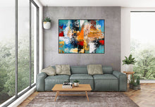 Load image into Gallery viewer, Oversized Canvas Artwork ,Large Abstract Painting on Canvas Gp063