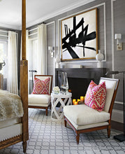 Load image into Gallery viewer, Black And White Canvas Art Abstact Painting for Bedroom Op022