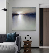 Load image into Gallery viewer, Large Landscape Painting on Canvas Sunrise Painting Sky Abstract Cp040
