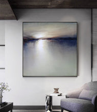 Load image into Gallery viewer, Large Landscape Painting on Canvas Sunrise Painting Sky Abstract Cp040