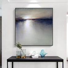 Load image into Gallery viewer, Large Landscape Painting on Canvas Sunrise Painting Sky Abstract Cp040