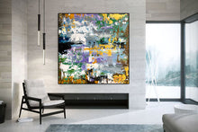 Load image into Gallery viewer, Large Colorful Canvas Art Modern Abstract Painting on Canvas Bp023