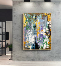 Load image into Gallery viewer, Large Colorful Canvas Art Modern Abstract Painting on Canvas Bp023