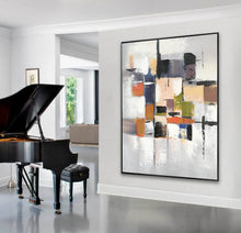 Load image into Gallery viewer, Colorful Abstract Painting Large Wall Art on Canvas Modern Abstract Art Np080