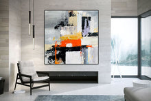 Load image into Gallery viewer, Big Painting for Living Room Oil Knife Painting,Abstract Painting Gp060