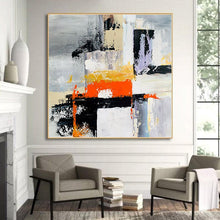 Load image into Gallery viewer, Big Painting for Living Room Oil Knife Painting,Abstract Painting Gp060