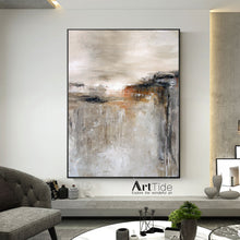 Load image into Gallery viewer, Beige And Brown Contemporary Art Rich Texture Painting Ap002