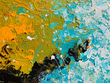 Load image into Gallery viewer, Large Oversized Canvas Wall Art Office Wall Art Blue Abstract Texture Art Bp021