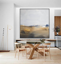 Load image into Gallery viewer, Brown White Landscape Painting living Room Wall Art Yp060