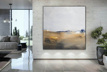 Load image into Gallery viewer, Brown White Landscape Painting living Room Wall Art Yp060