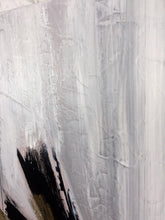 Load image into Gallery viewer, Gold and Black Abstract Painting Gold Leaf Canvas Painting Kp032