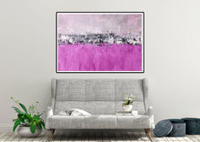 Load image into Gallery viewer, Pink Abstract Painting on Canvas Large Interior Art Qp013