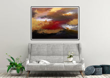 Load image into Gallery viewer, Black Brown Red Abstract Painting Modern Abstract Painting Xl Abstract Painting Fp038