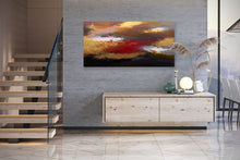 Load image into Gallery viewer, Black Brown Red Abstract Painting Modern Abstract Painting Xl Abstract Painting Fp038