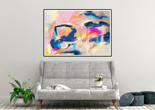 Load image into Gallery viewer, Colorful Abstact Painting Palette Knife Contemporary Art Fp100