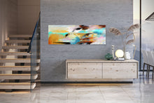 Load image into Gallery viewer, Yellow Blue Pink Abstract Painting Colorful Painting Living Room Qp011