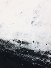 Load image into Gallery viewer, Black And White Painting Palette Knife Art Living Room Decor Ap076