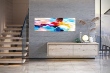 Load image into Gallery viewer, Red Blue Yellow Abstract Paintings Colorful Contemporary Art Fp075