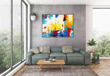 Load image into Gallery viewer, Handpainted Colorful Contemporary Painting XL Abstract Painting Qp036