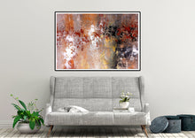 Load image into Gallery viewer, Brown Orange Red Original Abstract Paintings On Canvas Kp054