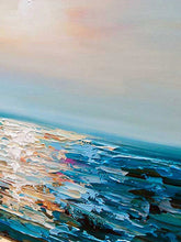 Load image into Gallery viewer, Large Contemporary Canvas Wall Art Sunrise Oil Painting on Canvas Gp093