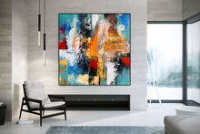 Load image into Gallery viewer, Oversized Canvas Artwork ,Large Abstract Painting on Canvas Gp063