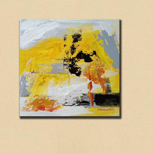 Load image into Gallery viewer, Yellow Abstract Painting Large Acrylic Painting Np004