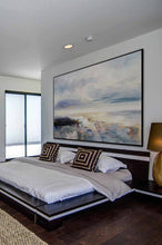 Load image into Gallery viewer, Buy Large Abstract Art Original White Clouds Canvas Painting Bp077