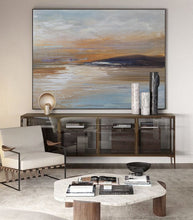 Load image into Gallery viewer, Large Wall Art Dining Room Ocean Abstract Painting,Large Sky Abstract Painting Bp081