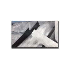 Load image into Gallery viewer, Black and White Wall Art Painting Oversized Canvas Wall Art Np110