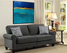 Load image into Gallery viewer, Large Size Art Minimalist Blue Painting On Canvas Minimalist Abstract Painting Bp014