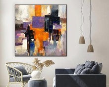 Load image into Gallery viewer, Thick Colorful Painting Contemporary Art Painting,huge Painting Office Bp063