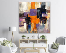 Load image into Gallery viewer, Thick Colorful Painting Contemporary Art Painting,huge Painting Office Bp063