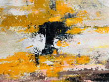 Load image into Gallery viewer, Huge Oversized Art Yellow White Abstract Paintings On Canvas Bp037