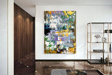 Load image into Gallery viewer, Large Colorful Canvas Art Modern Abstract Painting on Canvas Bp023