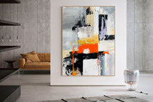 Load image into Gallery viewer, Big Painting for Living Room Oil Knife Painting,Abstract Painting Gp060