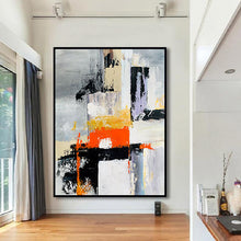 Load image into Gallery viewer, Big Painting for Living Room Oil Knife Painting,Abstract Painting Gp060