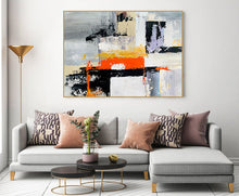 Load image into Gallery viewer, Big Painting for Living Room Oil Knife Painting,Abstract Painting Gp060