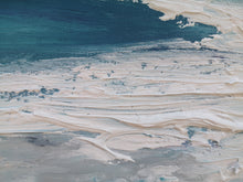 Load image into Gallery viewer, Sea Abstract Painting White Waves Texture Painting Qp059