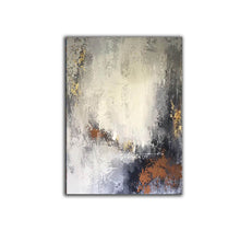 Load image into Gallery viewer, White Brown Red Abstract Painting Large Acrylic Painting Yp035