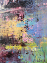 Load image into Gallery viewer, Colorful Wall Art Paintings Large Blue Pink Yellow Abstract Painting Bp091