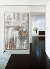Load image into Gallery viewer, Huge Contemporary Art Abstract Painting Original Gold Painting Ap009