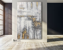 Load image into Gallery viewer, Huge Contemporary Art Abstract Painting Original Gold Painting Ap009