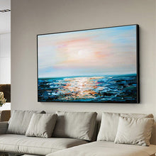 Load image into Gallery viewer, Large Contemporary Canvas Wall Art Sunrise Oil Painting on Canvas Gp093