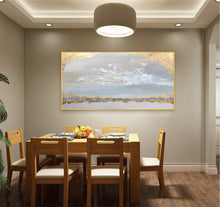 Load image into Gallery viewer, Gret Yellow Gold Abstract Painting Original Artwork Op021