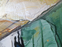 Load image into Gallery viewer, Large Gold Beige Abstract Painting, Large Living Room Art Gp014